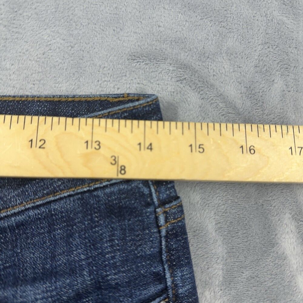 KUT From The Kloth Amy Crop Straight Leg Jeans Womens Size 4 Mid Rise Dark Wash - Picture 7 of 9